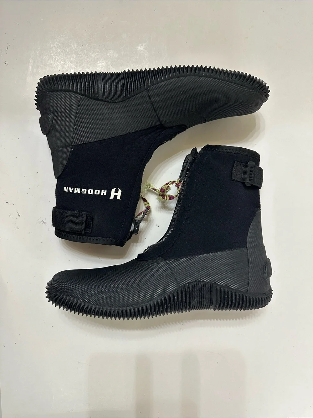 Hodgman Black Neoprene Wader Shoes Size 10 With Zipper